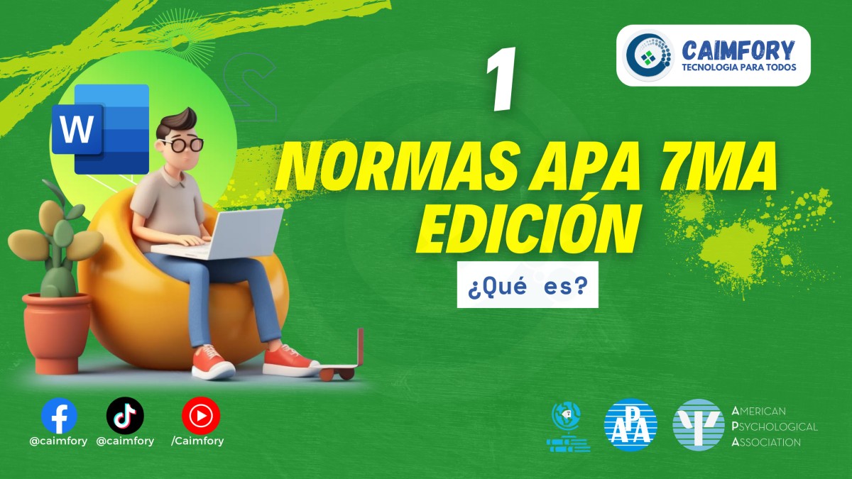 Normas APA 7ma Edición ¿Qué es?